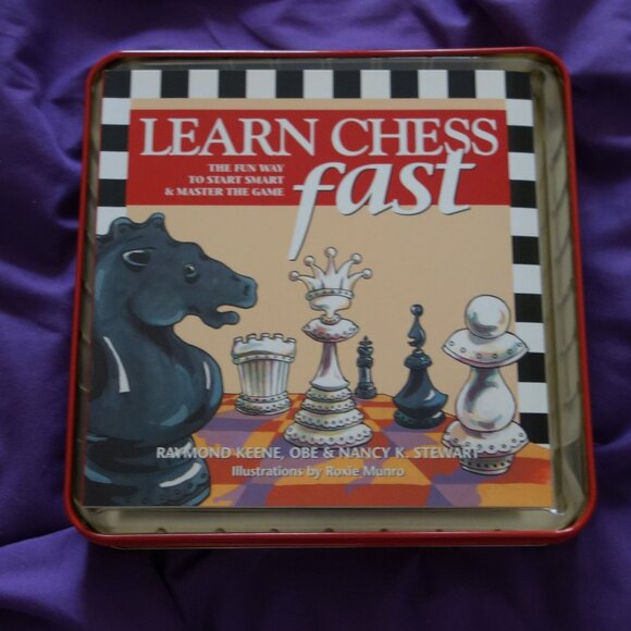 Learn Chess Fast Gift Set Game Board & Metal Case 72-Page Book ISBN0-9704729-5-1 - Picture 4 of 16